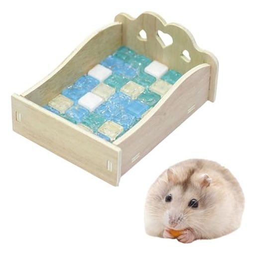ハムスターひんやり涼感クールベッド冷却ベッドマットハムスター冷却暑さしのぎに涼しい夏用小動物用物..