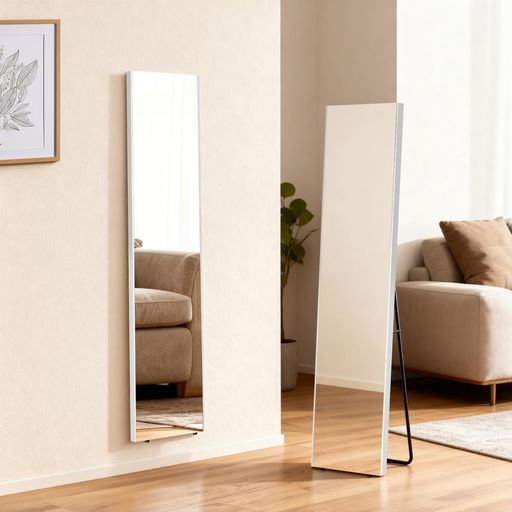 BRIVUE割れない鏡1枚3役姿見壁掛け立て掛けスタンドミラー軽量全身鏡地震対策飛散防止かがみ日本製フィ..