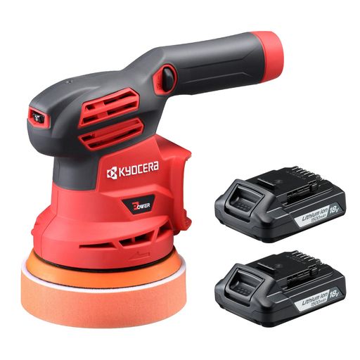 京セラ(Kyocera)旧リョービ充電式サンダポリッシャーBRSE-1800L1(バッテリー2個急速充電セット)602600C..