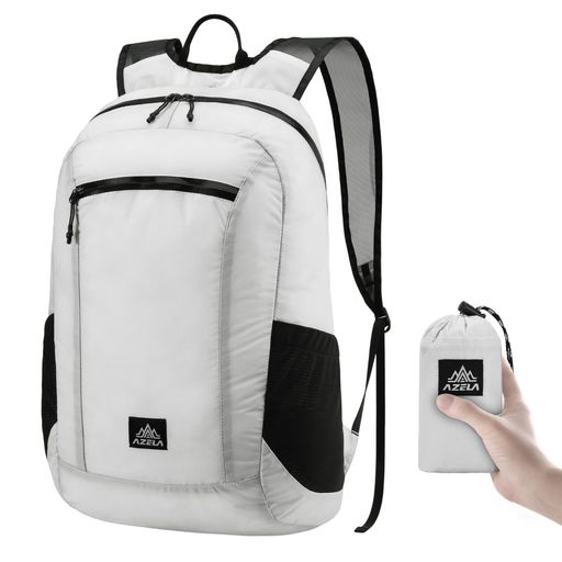 [JEELAD]アウトドアバックパック折りたたみリュックお買物背負えるエコバッグポケッタブルリュックデイパック小型超軽量登山用キャンプ旅行スポーツランニング自転車ジム通学通勤(01グ…(4)