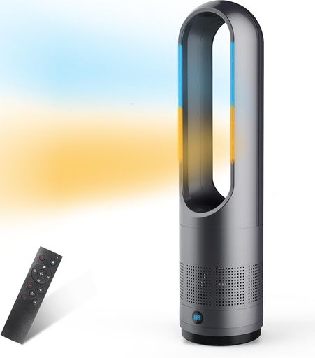 【2025新進化】扇風機羽なしタワーファン冷暖除湿2秒速冷3段階温風&8段階送風切替梅雨/花粉症/衣類乾燥..