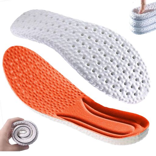 YONZOインソール疲れない衝撃吸収立ち仕事抗菌消臭超軽量柔らかい/通気性/汗を吸収する耐久性&高弾性スニーカー靴中敷きソールインナーソールユニセックス