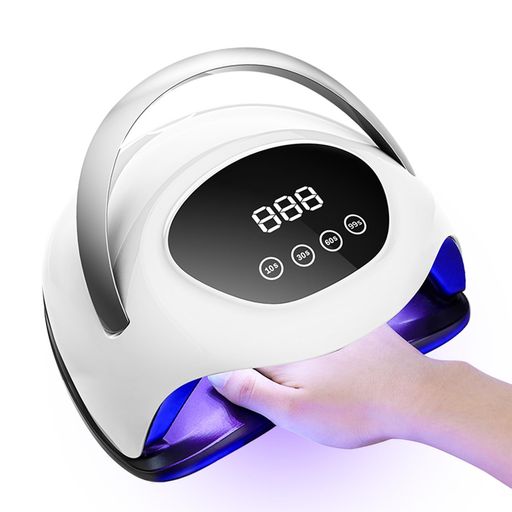 LED&UVネイルライト180Wエルエンスタジオジェルネイルレジン用硬化ライト60LEDs自動感知ネイルドライヤ..
