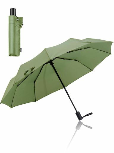 KIZAWA折りたたみ傘ワンタッチ自動開閉メンズ大きい折り畳み傘5級撥水レディース丈夫風に強い雨の傘カ..