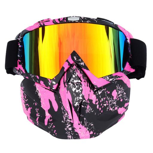 Makukiフルフェイスゴーグル安全ゴーグル防護サングラスフルフェイス付きサイクリンググラスオートバイ..