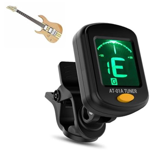 【基本仕様】黒色、1個入り。外形寸法:75x29mm(コンパクトサイズで収納・持ち運びに優れる)。才リジナルには電池が付いています。 【クリップ式デザイン】クラシックなクリップ式を採用し、コンパクトながら持ち運びに極めて便利。ボタン1つで全操作を完了可能で、片手での使用に適し:長押しで電源のオン/オフ、短押しでモード切替を実現。 【2色ディスプレイ】チューニング精度が合うと、ディスプレイの色が青から緑へ自動的に変化し、視覚的に確認しやすい。バックライト機能を搭載しているため、暗いステージや室内でも安定して使用できる。 【多様な使用モード】ギターモード調整可能な標準チューニング1E/2B/3G/4D/5A/6E、バイオリン標準チューニング4G/3D/2A/1E、ベース標準チューニング1G/2D/3A/4E、ウクレレCのキー:1A/2E/3C/4G、Dのキー:1B/2F#/3D/4A、すべての弦楽器に適していますC/C#/DB/D/D#/ED/E/F/F#/GB、G/G#/AB/A/A#/BB。 【対応楽器】ギター、ベース、ウクレレ、バイオリンをはじめ、クロマチック対応の多様な楽器に対応。