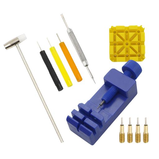 FineGood腕時計バンド調整交換/修理工具11点セットウォッチ修理ツール時計用清掃用品取り外し時計修理ツール収納便利多機能時計修理キ..