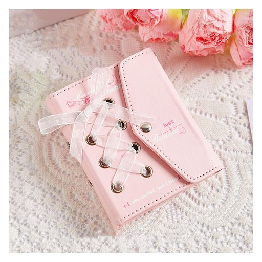 シール帳バインダーPUレザーシール手帳透明台紙女の子透明ルーズリーフ詰め替え可能スケジュール帳メモ帳カード収納コレクトブック日記帳かわいいギフト20枚内頁芭蕾バ...