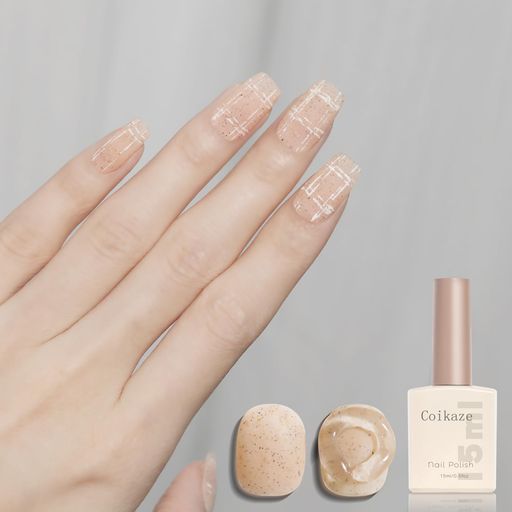 Coikazeサンドカラージェル単品サンディジェルジェルネイルカラーエッグネイルサンドネイル砂ジェルカ..