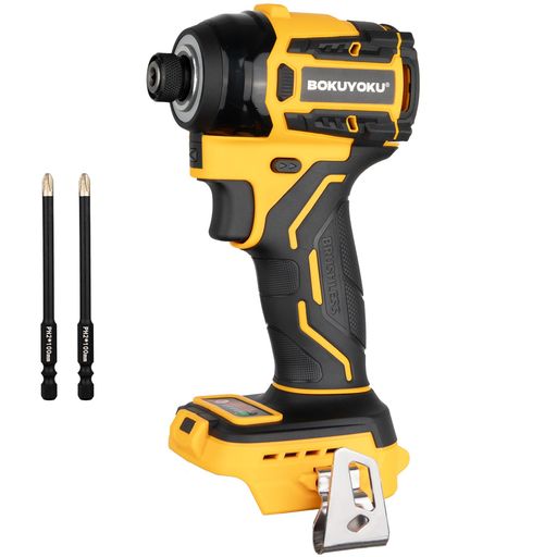 Bokuyokuインパクトドライバー手元ボタン機能リング型LEDライト楽モード付きブラシレスモータ搭載最大..