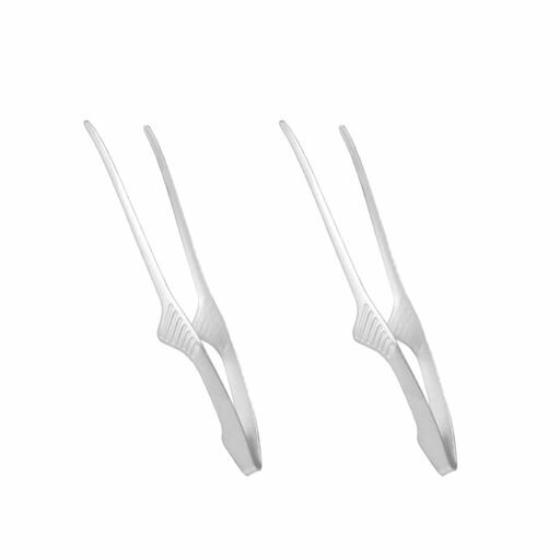 トング焼肉ステンレス食洗器対応焼き肉キャンプバーベキュー薬味調理用すべりどめせっけい揚げ物堅牢耐摩耗性すべり止め加工(シルバー2本セット)