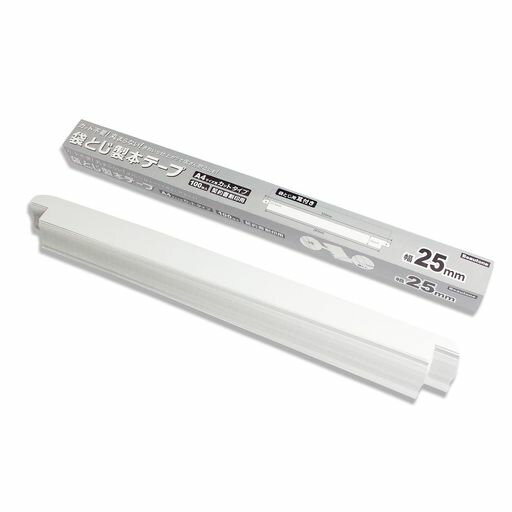 ビュートンジャパン製本テープ25mm幅A4カットタイプ100枚契約書割印用ホワイトFS25-A4-W100