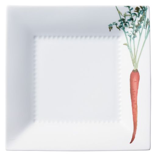 Noritakeノリタケスクエアプレート23cm京香旬彩電子レンジ対応食洗機対応金時人参ファインポーセレンT5..