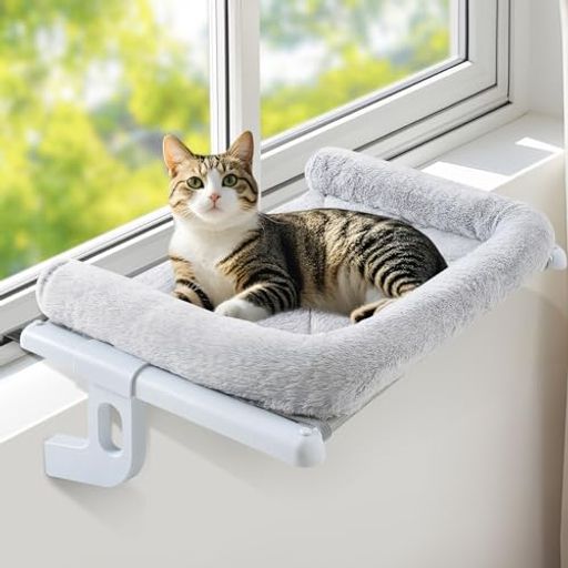 GUUSIIHOME猫ハンモックねこベッド掛け式猫ハンモックねこハンモック猫ベッド窓際用窓掛け式ベッド棚掛..