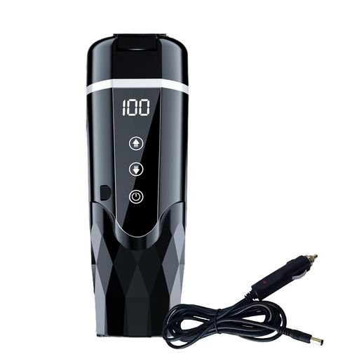 「304ステンレス鋼・500ml大容量」MACOLAUDER車載電気ケトル37°C~100°C車中泊DC12V小型車/24Vトラック..