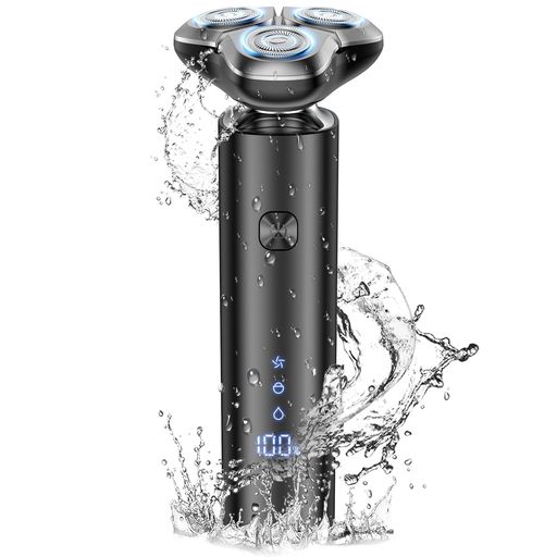 シェーバーひげそり電動シェーバー【2025新進化・54枚刃】髭剃り電動360°回転式LED画面IPX7防水お風呂乾湿両用長持ちバッテリー軽量・低騒音ロック機能type-C急速充電携帯便利出張/旅行/車…