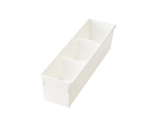 ライクイット(like-it)引き出し内仕切り収納ケースインナーケース靴下ケース仕切り板2枚付き約幅9.5x奥33x高9.5cmホワイト日本製ST-01