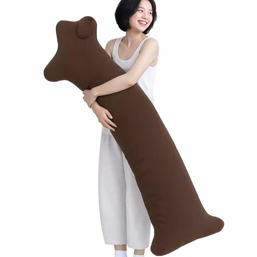 SCNUT抱き枕犬ロングクッション120cmだきまくら横向き寝かわいいカバー洗える妊婦抱きまくら動物気持ち..