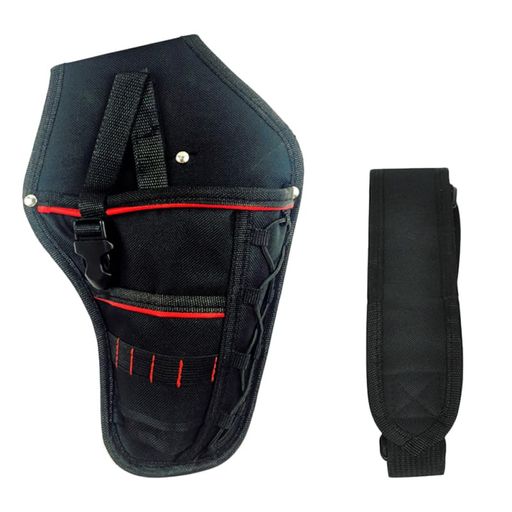 VORCOOL電動レンチ電動ドリル用ウエストツールポーチ工具収納バッグオックスフォード布撥水防汚黒29x19..