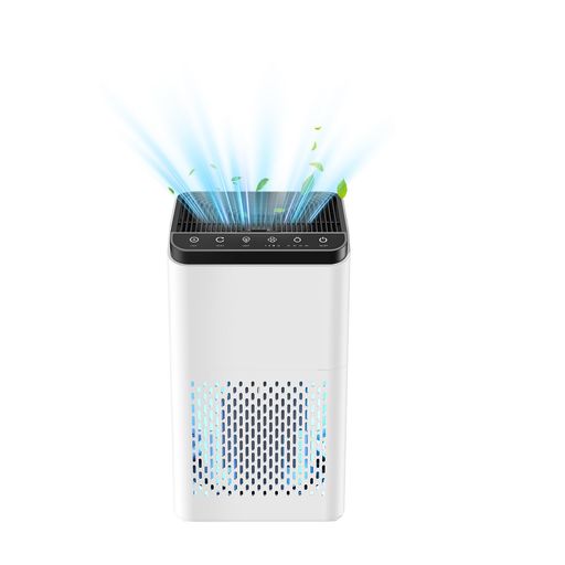 YUHAFO空気清浄機小型「8畳~16畳・360°強力浄化」3重ろ過極静音空気清浄機ペット卓上軽量省エネ花粉/ハウスダスト/カビ/猫の毛/ほこり/PM2.5/除菌/ウイルス/アレルギー対策脱臭機ペット強力…