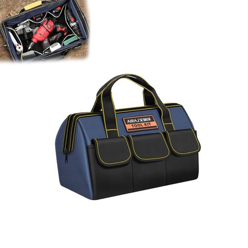 YSkrepツールボックスオックスフォード生地のツールバッグ大容量工具箱工具ツールツールバッグ道具箱ポ..