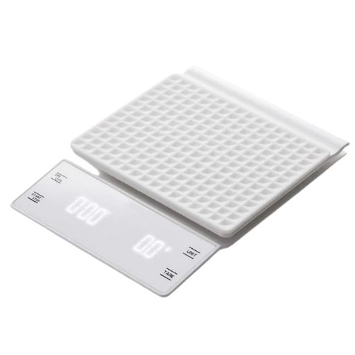 Kitchen Scales - デジタルコーヒースケールタイマー付き0.1g高精度最大3kg計量防水仕様タッチ操作キッチンスケールコーヒードリップ用ベーキング対応コンパクト電子はかりおしゃれ