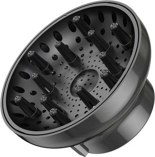 ユニバーサルヘアディフューザー、ブロードライヤーディフューザー調整可能なヘアドライヤーアタッチメントは、ヘアケア/カーリーヘア用の1.7インチ-2.6インチのほとんどのタイプのブ…