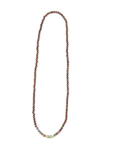 [BSSODWOD]女性用数珠ブレスレット。天然小葉紫檀、手作り。119玉6mm、全長75cm。多巻きスタイル、伸縮性。瞑想・お祈り・開運に。布袋付き、贈り物にも最適。