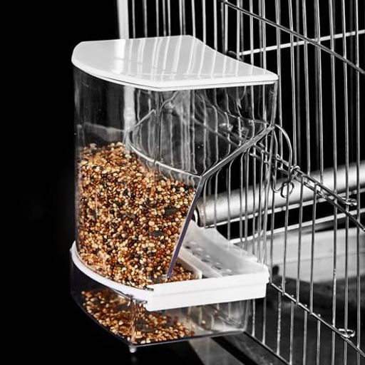 Refoiner鳥餌入れ自動給餌器ケージ取り付け鳥用フードフィーダー自動餌やり機インコ餌入れ鶏餌入れ小鳥..