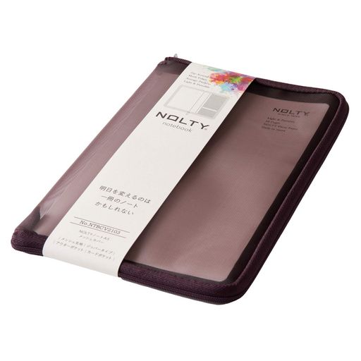 日本能率協会マネジメントセンターNOLTYノートカバーA5メッシュバーガンディNTBCV2103