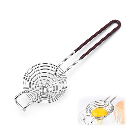 FineGood黄身取り卵黄身分け分ける器エッグセパレーター黄身分離クッキングツールステンレス鋼製卵黄分..