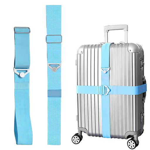 スーツケースベルト2本入りキャリーケースベルトストレッチリュックベルト耐摩耗性バッグとめるベルト..