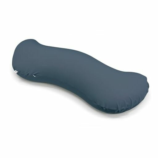 MOGU(モグ)雲に抱きつく夢枕抱き枕日本製身体が求めるビーズクッションへたりにくいパウダービーズ使用大型(約25x105x18cm)ナイトネイビーカバー付きカバー洗濯可