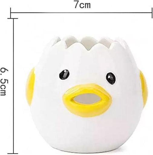 かわいいひよこ型エッグセパレーターセラミック製卵黄分離器調理器具キッチン用品(ピンク+イエロー2個..