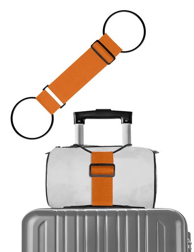 バッグ固定ベルト【整理収納アドバイザー監修】1個バッグとめるベルトスーツケースベルトキャリーバッ..