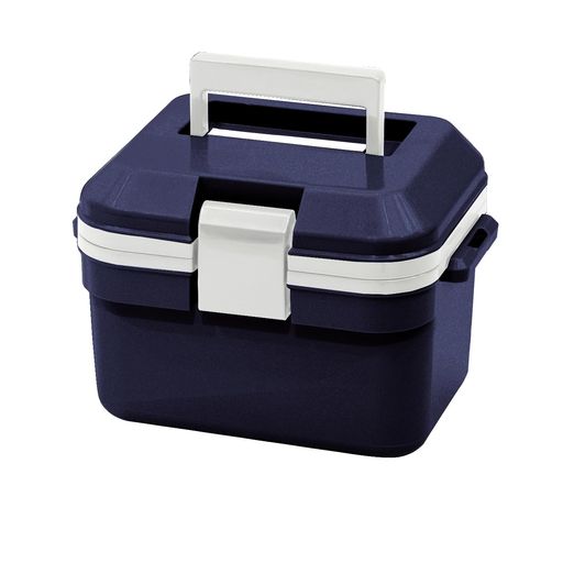 JEJアステージフタが外せてお手入れ簡単クーラーボックスフォレスクルーダークブルー5L日本製[幅290x奥..
