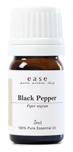 easeアロマオイルエッセンシャルオイルブラックペッパー5mlAEAJ認定精油