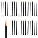 KKLMネイルブラシ極細使い捨てアイライナーブラシ細い筆50本セット多機能ネイルアート筆ライン描画/輪郭強調/グラデーション作成可能プロ級仕上げ旅行用携帯便利メ...