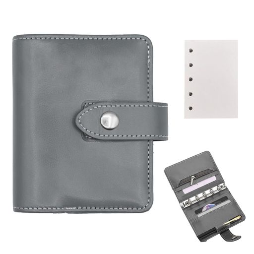 PAVIKEバインダー手帳m5手帳シール帳かわいい使いやすい耐久性約12*9.5CM約150g空白ページ*60お子様の..