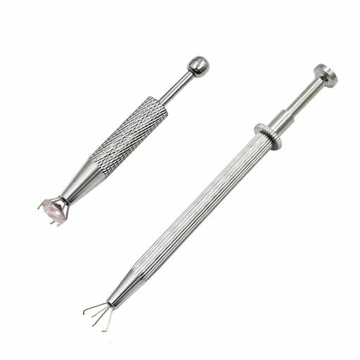 YBGGJO宝石ピックアップツール2個セットボールグラッパーダイヤモンドピッキングツールジュエリーピンホビー用工具アクセサリー工具宝石/時計/眼鏡/ビーズの修理...