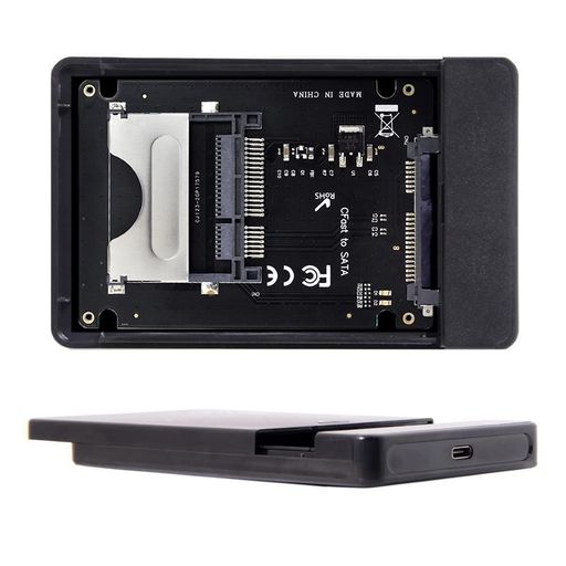 ChenyangCFastカードリーダーCFastカードUSBC&USB3.0アダプター2.5インチ外付けハードドライブエンクロージャ付き