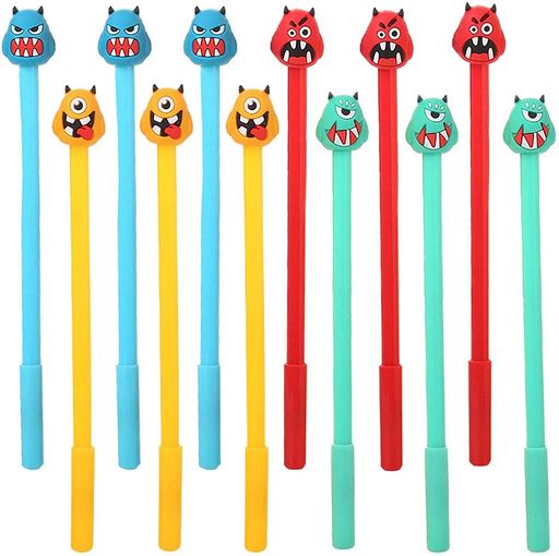 12本セットの可愛いハロウィーンボールペン、滑らかな書き方、6つのスタイル、各2 長さ-約18cm、0.5mm芯、素材-プラスチック、インクの色-黒 高品質、耐久性、ユニークなデザイン、プレミアムプラスチックシェル、軽量で持ち運びが簡単 軽量で、長時間の筆記も疲れ知らず握りやすく、握る手の姿勢を保ち、滑りも防ぎます 最も美しいと創造的なのデザイン、プレゼントに最適面白い、オシャレな、キレイな、ユニーク、贈答用、作業用、事務用、女性、ファッション、ボールペン家庭や学校での日常的な使用