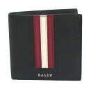 バリー 財布 BALLY 二つ折り財布/小銭入れ付 TEISEL.LT 6219953 ブラック 【あす楽】【送料無料】【RCP】【楽ギフ_包装】【はこぽす対応商品】