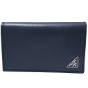 PRADA(プラダ)　カードケース2MC122 SAFFIANO TRIANG BALTICO ネイビー2MC122 QHH F0216【送料無料】【あす楽対応】