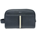 バリー クラッチバッグ メンズ バリー BALLY セカンドバッグ RBN_S WASHBAG 6305025 MIDNIGHT21+PALLADIO ミッドナイトネイビー 【送料無料】