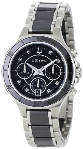 腕時計 ブローバ レディース 98P126 Bulova Women's 98P126 Substantial Ceramic and Stainless-Steel Construction Watch腕時計 ブローバ レディース 98P126