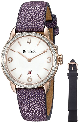 腕時計 ブローバ レディース 98R196 Bulova Women's 98R196 Analog Display Quartz Purple Watch腕時計 ブローバ レディース 98R196