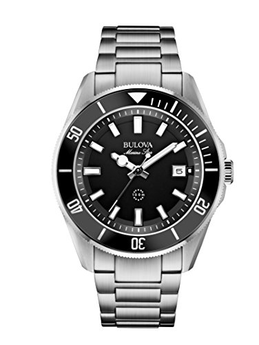 楽天angelica腕時計 ブローバ メンズ 98B203 Bulova Men's Marine Star 'Series B' Stainless Steel 3-Hand Calendar Quartz Watch, Black Dial Style: 98B203腕時計 ブローバ メンズ 98B203