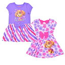 pEpg[ AJA q LbY t@bV Nickelodeon Girls' Little Paw Patrol 2 Pack Dresses, Pink, 4pEpg[ AJA q LbY t@bV