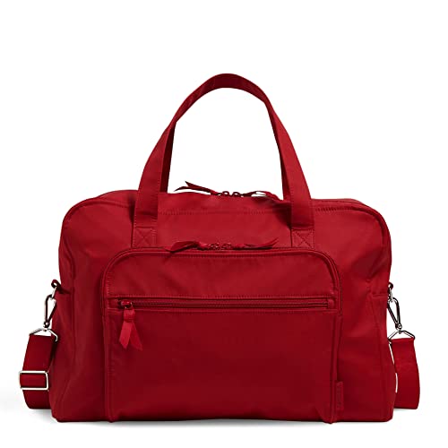 ֥åɥ꡼ ٥֥åɥ꡼ ꥫ եޥ ̤ȯ Vera Bradley Women's Cotton Weekender Travel Bag, Cardinal Red - Recycled Cotton, One Size֥åɥ꡼ ٥֥åɥ꡼ ꥫ եޥ ̤ȯ